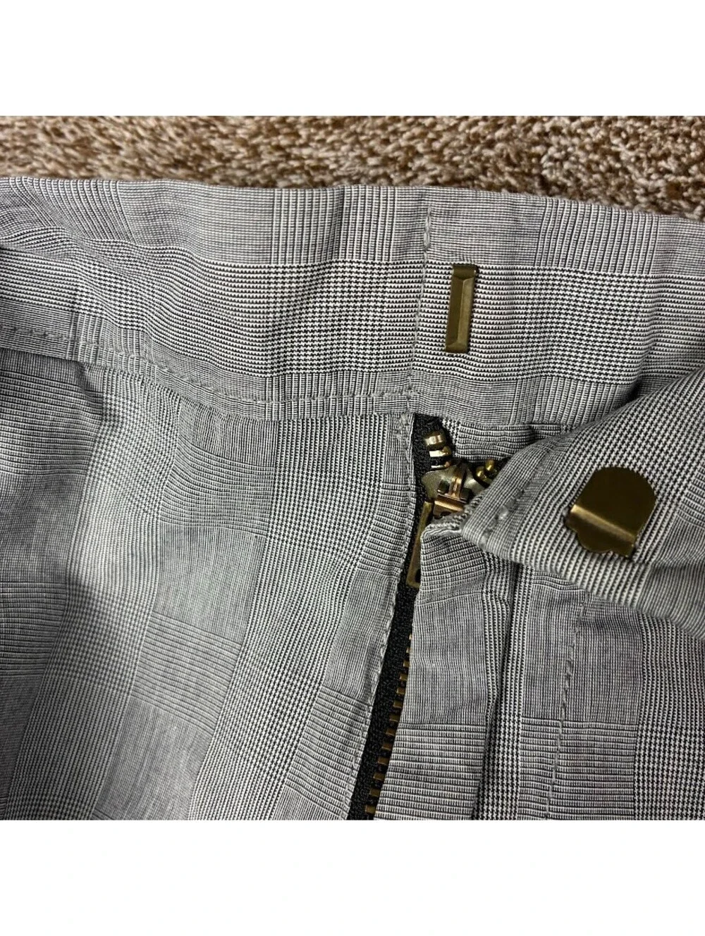 J.CREW Men's Chino Shorts Size 30 Grey Plaid